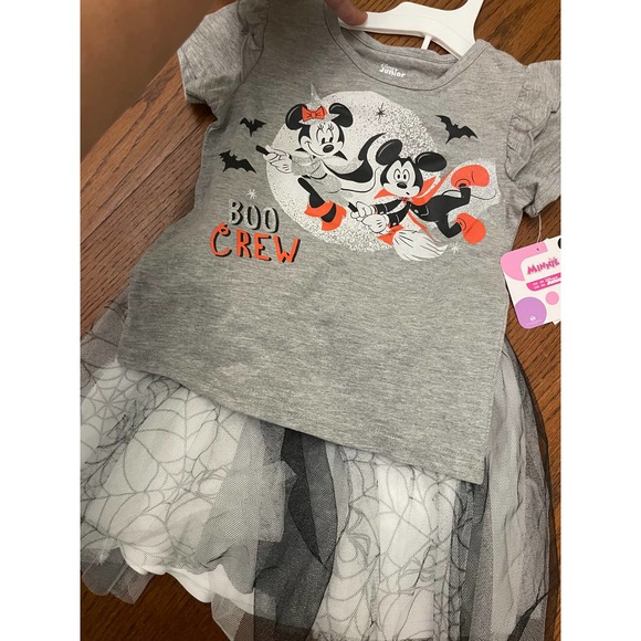 NWT Disney Junior Minnie & Mickey Boo Crew Outfit 3T - Picture 1 of 5